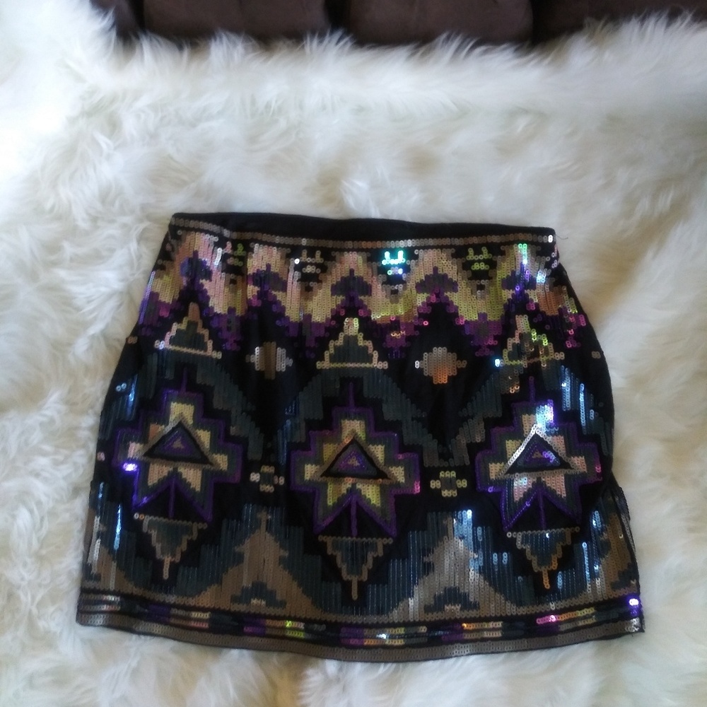 Sequin skirt